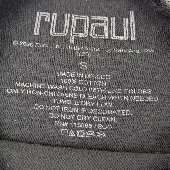 RuPaul Black Tee Small - Picture 2 of 6